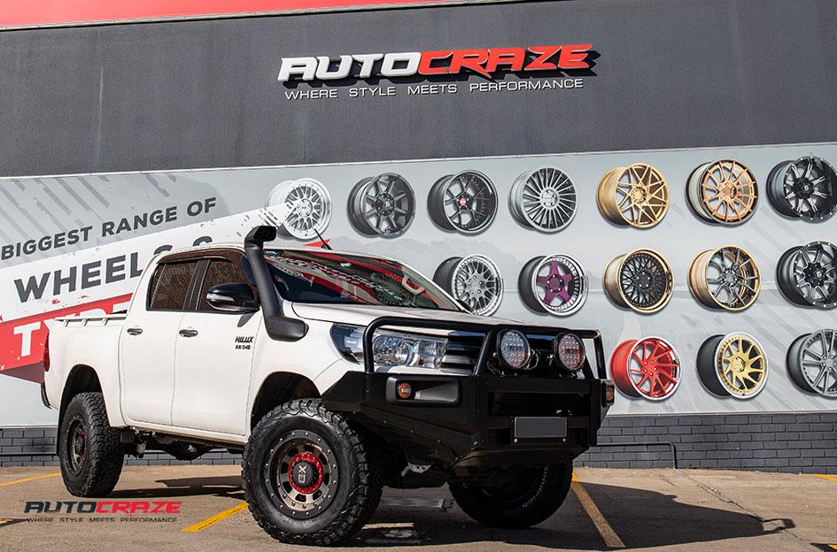 TOYOTA HILUX 4WD FMJ XD SATIN BLACK WITH DARK TINT